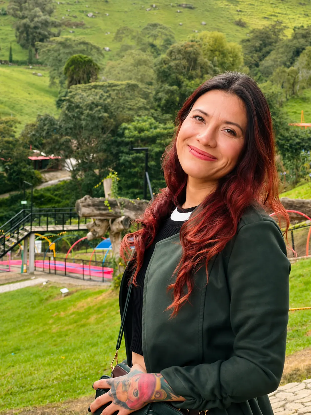 Gina Vargas smiling outdoors